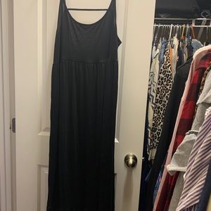 Plus size Tiered Strappy Maxi Dress